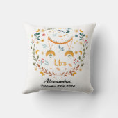 Weegschaal Baby - Harmonious Haven Nursery Kussen (Achterkant)