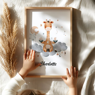 Weegschaal Baby - voor uw kleinschalige dierenriem Poster