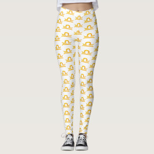 Weegschaal, Balans Golden Zodiac Sign Leggings