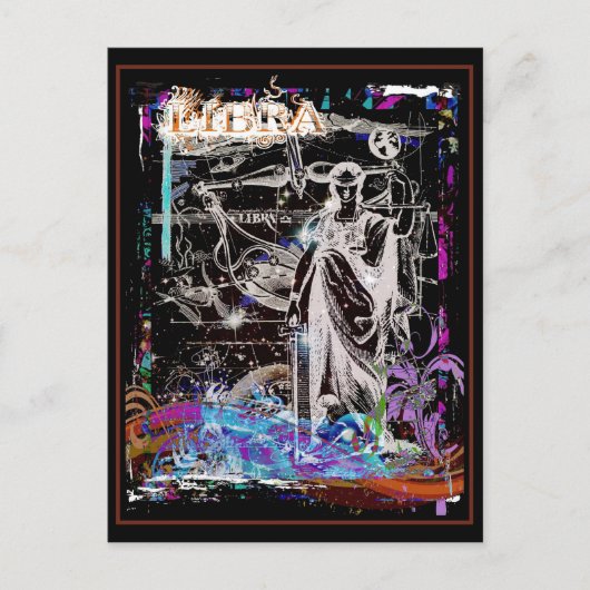 Weegschaal Briefkaart (Voorkant)