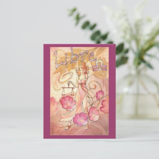 Weegschaal Briefkaart (Staand voorkant)