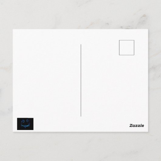 Weegschaal Briefkaart (Achterkant)