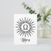 Weegschaal Briefkaart (Staand voorkant)