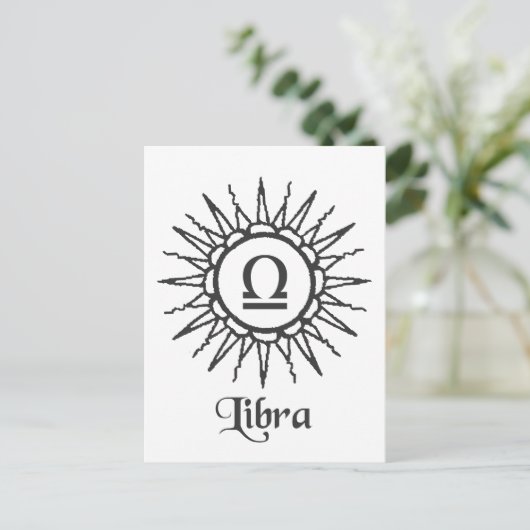 Weegschaal Briefkaart (Staand voorkant)