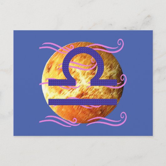 Weegschaal Briefkaart (Voorkant)