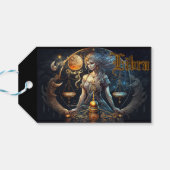 Weegschaal Cadeaulabel (Achterkant Horizontaal)