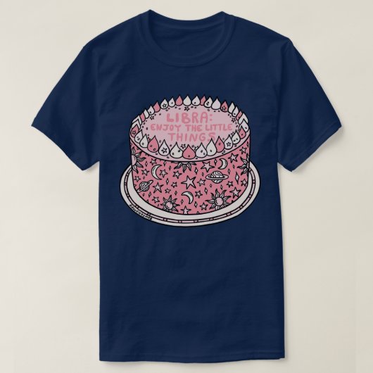 Weegschaal Cake T-shirt (Design voorkant)