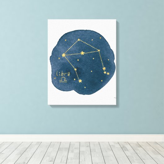 Weegschaal Canvas Afdruk (Insitu (Houten vloer))