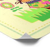 Weegschaal Cat Zodiac Nursery Print (Hoek)