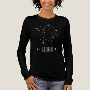 Weegschaal Constellatie in roze Tri-Blend Shirt