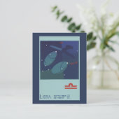 Weegschaal Constellatie  Zodiac Astrologie Briefkaart (Staand voorkant)