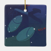 Weegschaal Constellatie  Zodiac Astrologie Keramisch Ornament (Achterkant)
