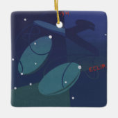 Weegschaal Constellatie  Zodiac Astrologie Keramisch Ornament (Voorkant)