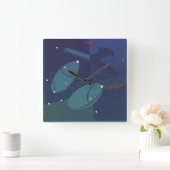 Weegschaal Constellatie  Zodiac Astrologie Vierkante Klok (Huis)