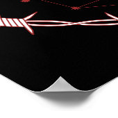 Weegschaal Constellation Gothic Dark Celestial Art Poster (Hoek)