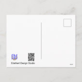 Weegschaal Cust. Tekst Happy Birthday Briefkaart (Achterkant)