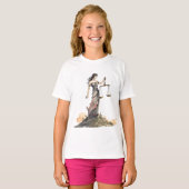 Weegschaal – De Aquarel Godin T-shirt (Voorkant volledig)