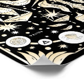 Weegschaal: de harmonische sterrenkijker poster (Hoek)