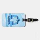 Weegschaal de schalen lucht horoscoop id bagagelab bagagelabel (Voorkant horizontaal)