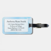 Weegschaal de schalen lucht horoscoop id bagagelab bagagelabel (Achterkant horizontaal)