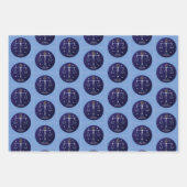 Weegschaal de Schalen Zodiac Sign Design Inpakpapier Vel (Voorkant 2)