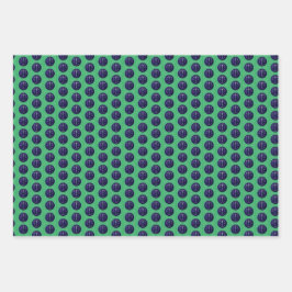 Weegschaal de Schalen Zodiac Sign Design Inpakpapier Vel