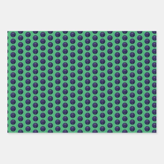 Weegschaal de Schalen Zodiac Sign Design Inpakpapier Vel (Voorkant)