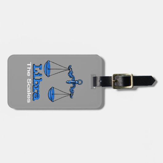 Weegschaal de weegschaal horoscoop id bagagelabel (Voorkant horizontaal)