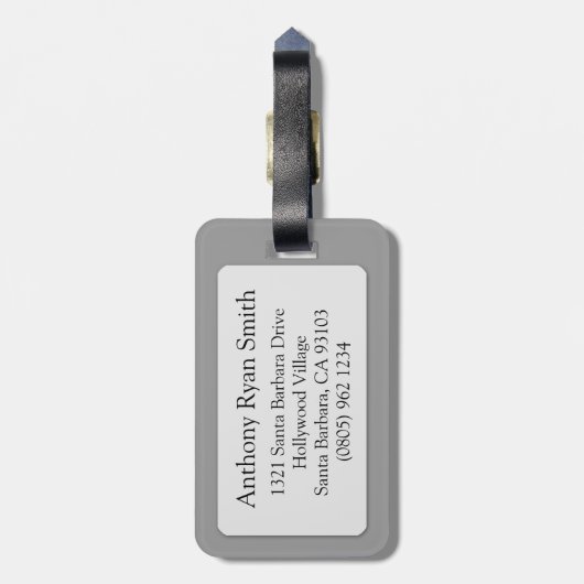 Weegschaal de weegschaal horoscoop id bagagelabel (Achterkant verticaal)