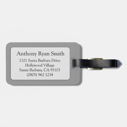 Weegschaal de weegschaal horoscoop id bagagelabel (Achterkant horizontaal)