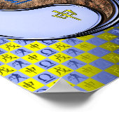 Weegschaal en Aardaap Poster (Hoek)