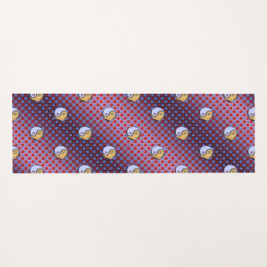 Weegschaal en Fire Tiger Yogamat (Achterkant (horizontaal))