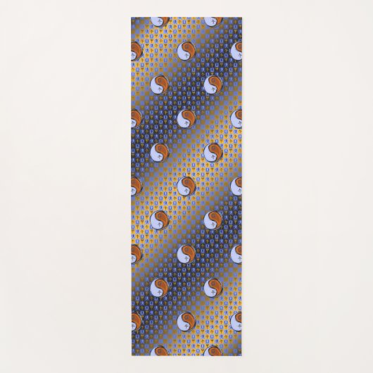 Weegschaal en houten paard yogamat (Voorkant)