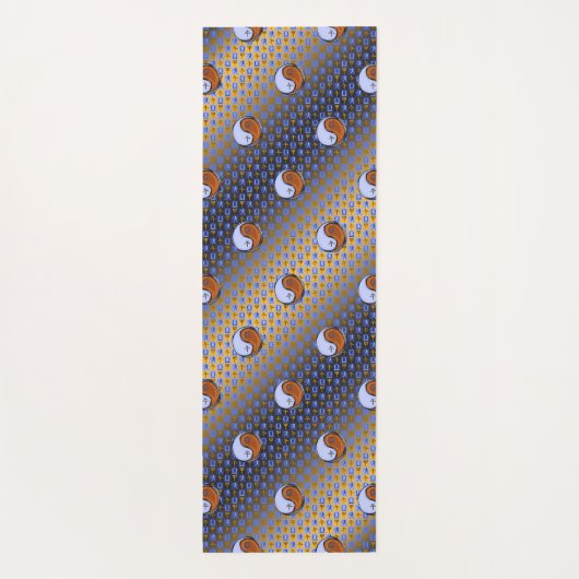 Weegschaal en houten paard yogamat (Achterkant)