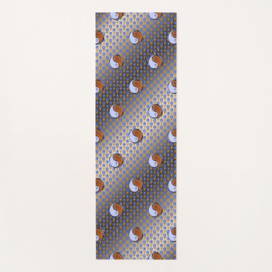 Weegschaal en houten rat yogamat (Voorkant)