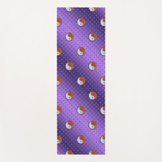 Weegschaal en houten zwijn yogamat (Voorkant)