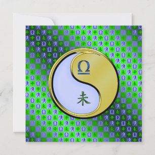 Weegschaal en metalen geit kaart