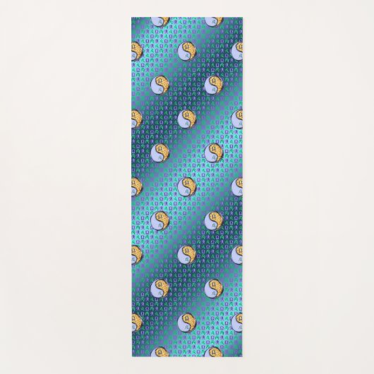 Weegschaal en vuurhond yogamat (Voorkant)