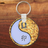 Weegschaal en vuurkonijn sleutelhanger (Voorkant)