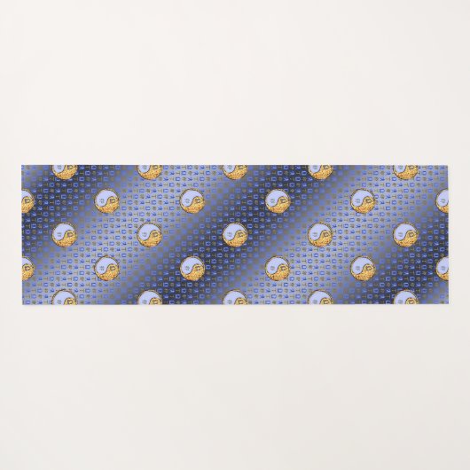 Weegschaal en vuurkonijn yogamat (Achterkant (horizontaal))