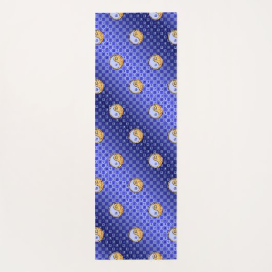 Weegschaal en vuuros yogamat (Achterkant)