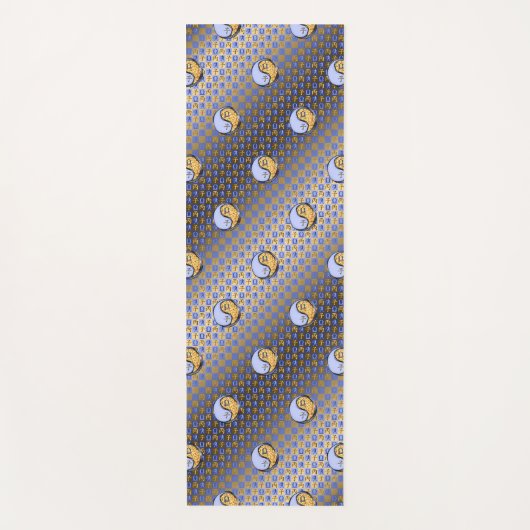 Weegschaal en vuursnelheid yogamat (Voorkant)