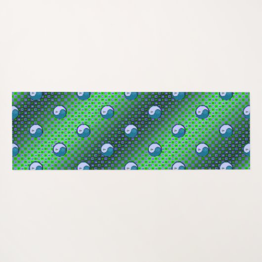 Weegschaal en watergeit yogamat (Achterkant (horizontaal))