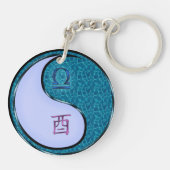 Weegschaal en waterhaan sleutelhanger (Achterkant)