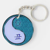 Weegschaal en wateros sleutelhanger (Achterkant)