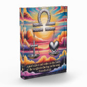 Weegschaal Geloof en Liefde Fotoblok (Links)