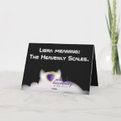 Weegschaal, Gelukkige Verjaardag! - Pas aan Kaart (Achterkant)