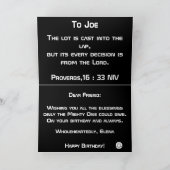 Weegschaal, Gelukkige Verjaardag! - Pas aan Kaart (Binnen)