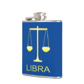 Weegschaal Gouden Schalen Sterrenbeeld Heupfles (Links)