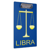 Weegschaal Gouden Schalen Sterrenbeeld Klembord (Rechts)